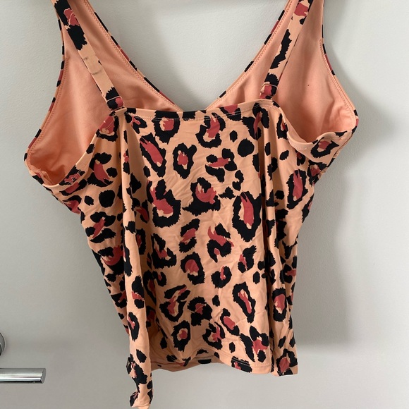 Leopard tankini with bow - Picture 2 of 2